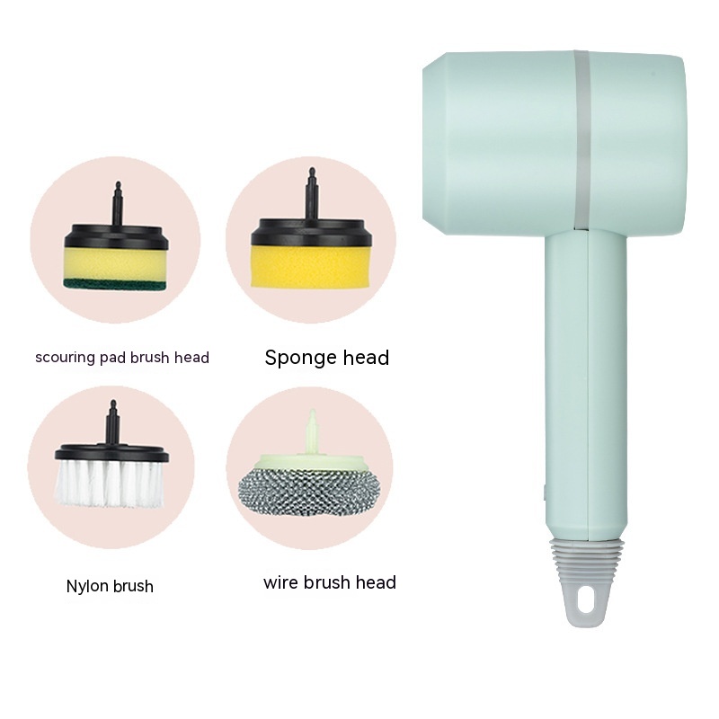 Electric Cleaning Brush Dishwashing Brush Automatic Wireless USB Rechargeable Pr - Picture 13 of 26