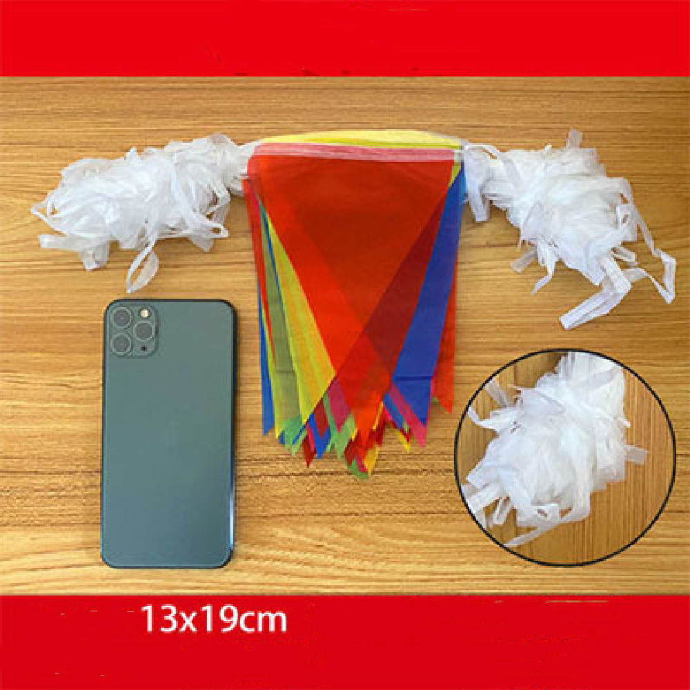 Bunting Flags Outdoor Banners PVC Multicolored Wedding Birthday Party Event - Picture 2 of 16