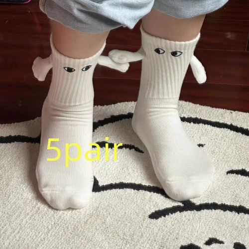 Magnetic Suction Hand In Hand Couple Socks Cartoon Lovely Breathable Comfortable - Picture 16 of 16