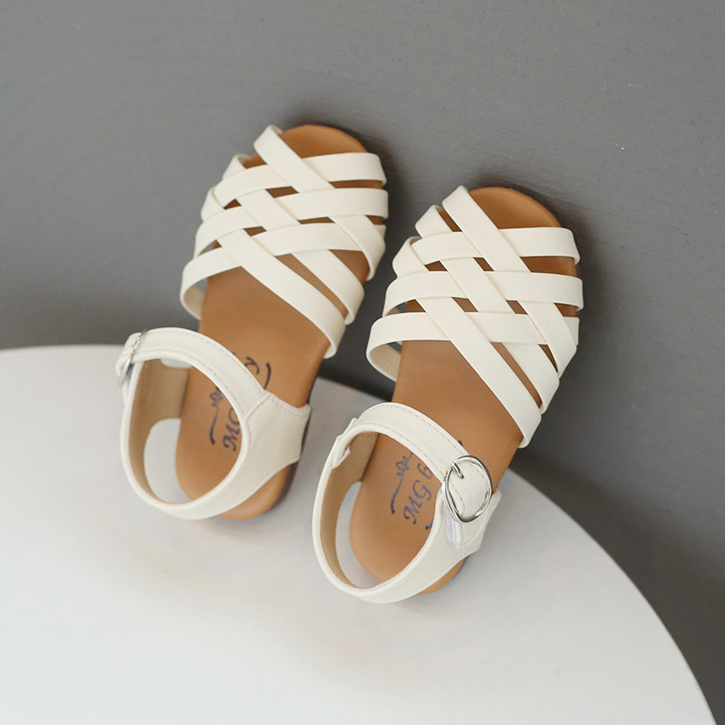 Girls Sandals Children Summer Casual Holiday Flat Party Strappy Shoes - Picture 6 of 6