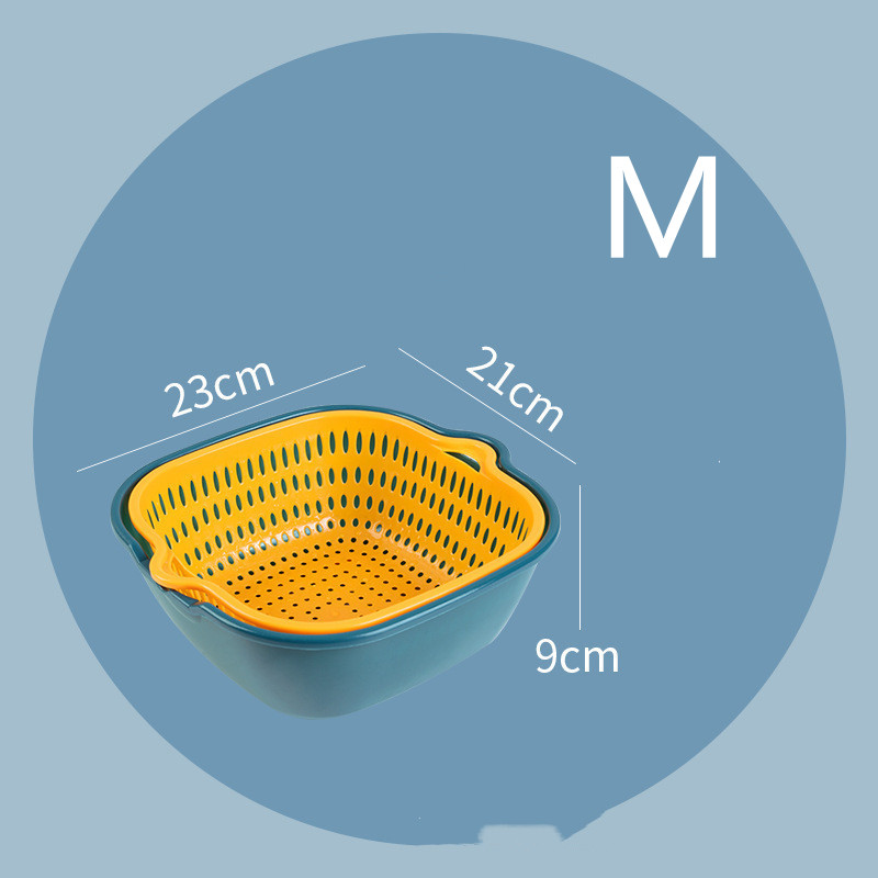 Household Kitchen Multifunctional Plastic Drain Basket - Picture 5 of 6