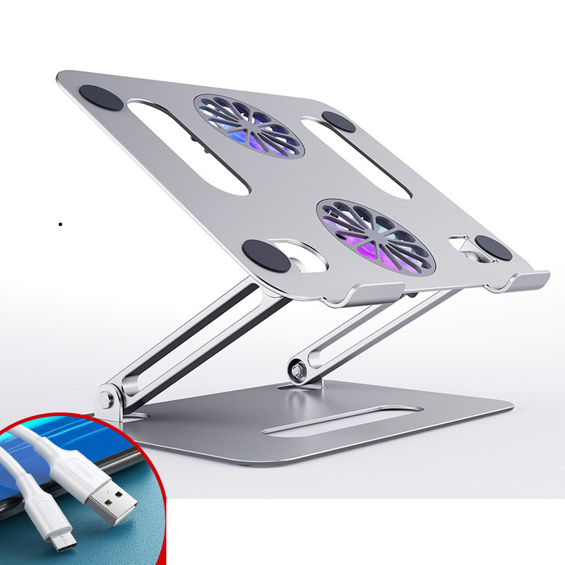 Laptop Stand Desktop Aluminum Alloy Foldable - 第 6/6 張圖片
