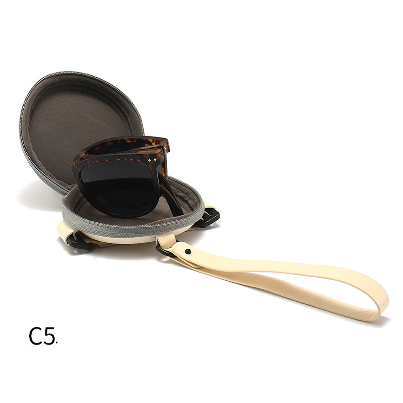 Trendy Foldable Sunglasses For Women TR Polarized Folding Sun Glasses - Picture 13 of 13