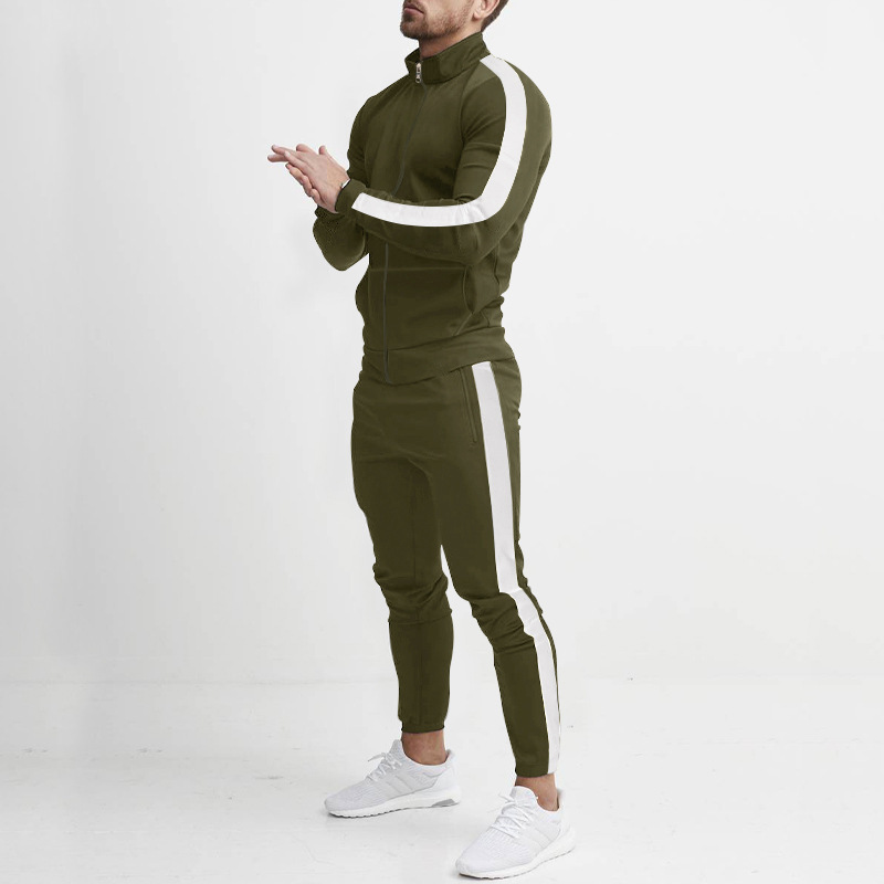 Men's Full Tracksuits Set Gym Jacket Joggers Casual Winter Sweatshirt - Picture 8 of 14