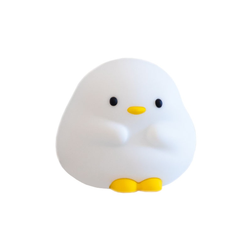 Niedliche Ente LED Nachtlampe Cartoon Silikon USB Wiederaufladbar Schlaflicht Touch - Bild 11 von 11