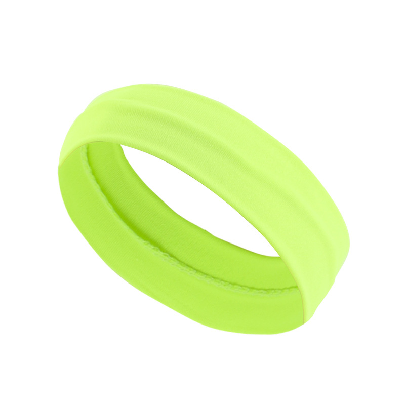 Women's Plain Sports Headband Yoga Hair Band Elastic And Sweat-absorbing Hair Ba - Picture 12 of 16