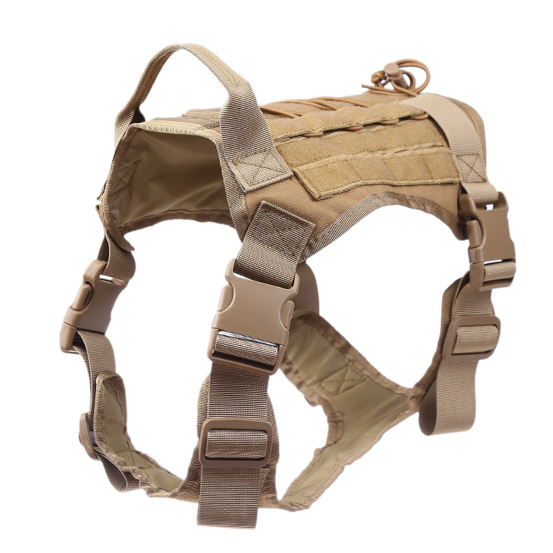 Dog Military Tactical Vest - Stylish Pet Clothing, Various Colors & Sizes M, L, - Picture 8 of 9