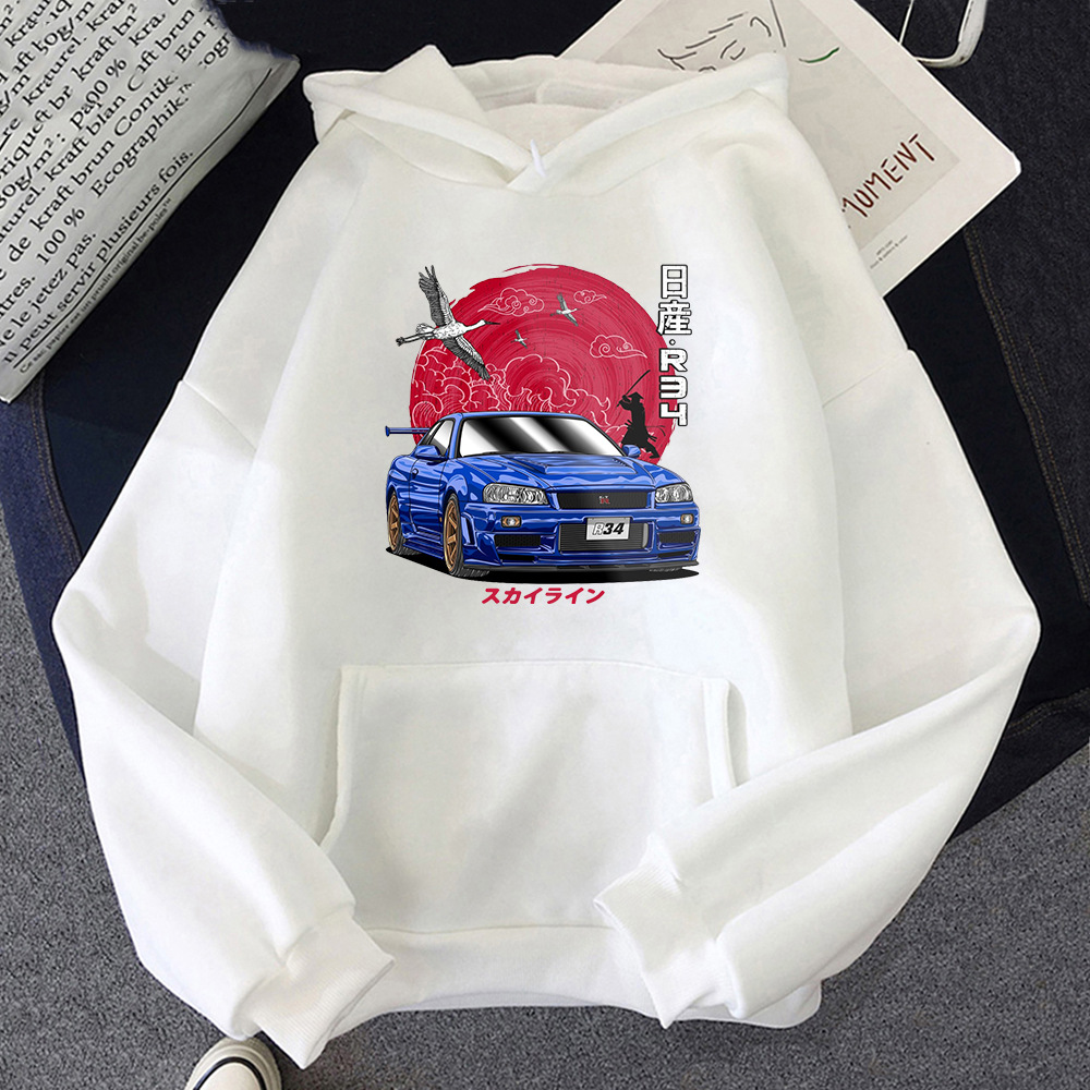 Anime Japonés Inicial D Sudadera con Capucha Coche Regalo Coches Entusiasta Amante Regalos - C17 - Imagen 15 de 15