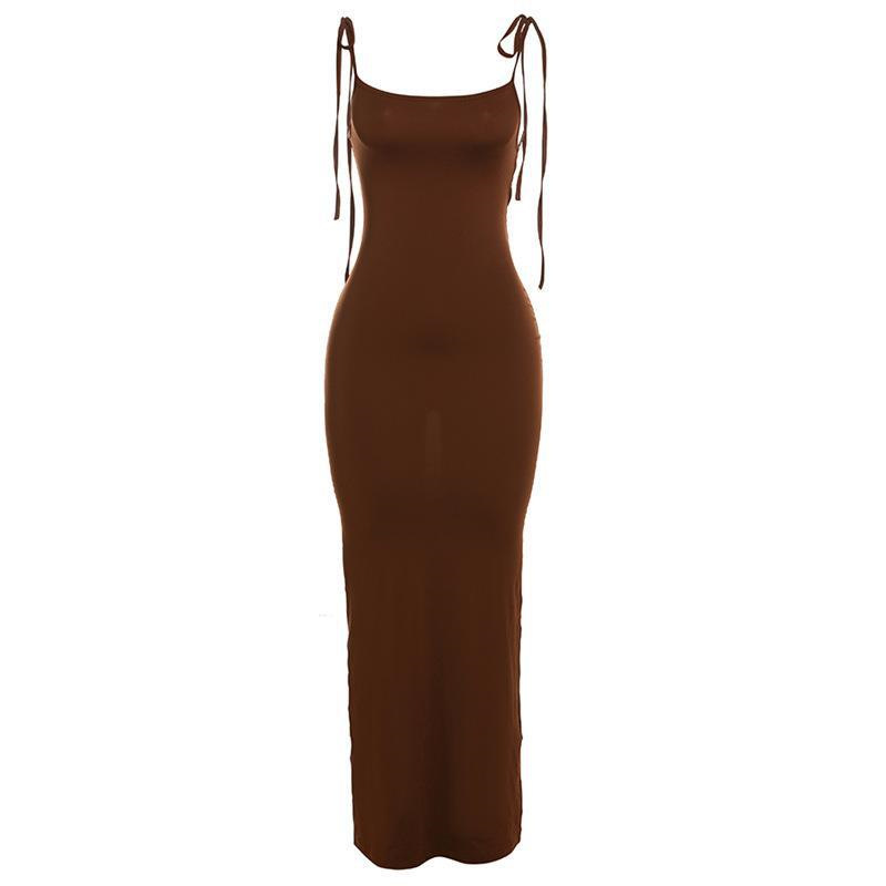 serenity backless dress Black Backless Maxi Dress main image 0