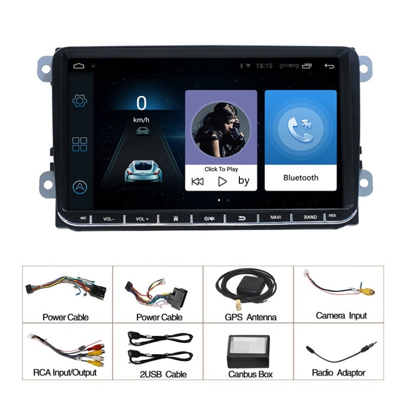 9-inch Car play Dash Bluetooth System GPS Navigation Volkswagen - Picture 5 of 8