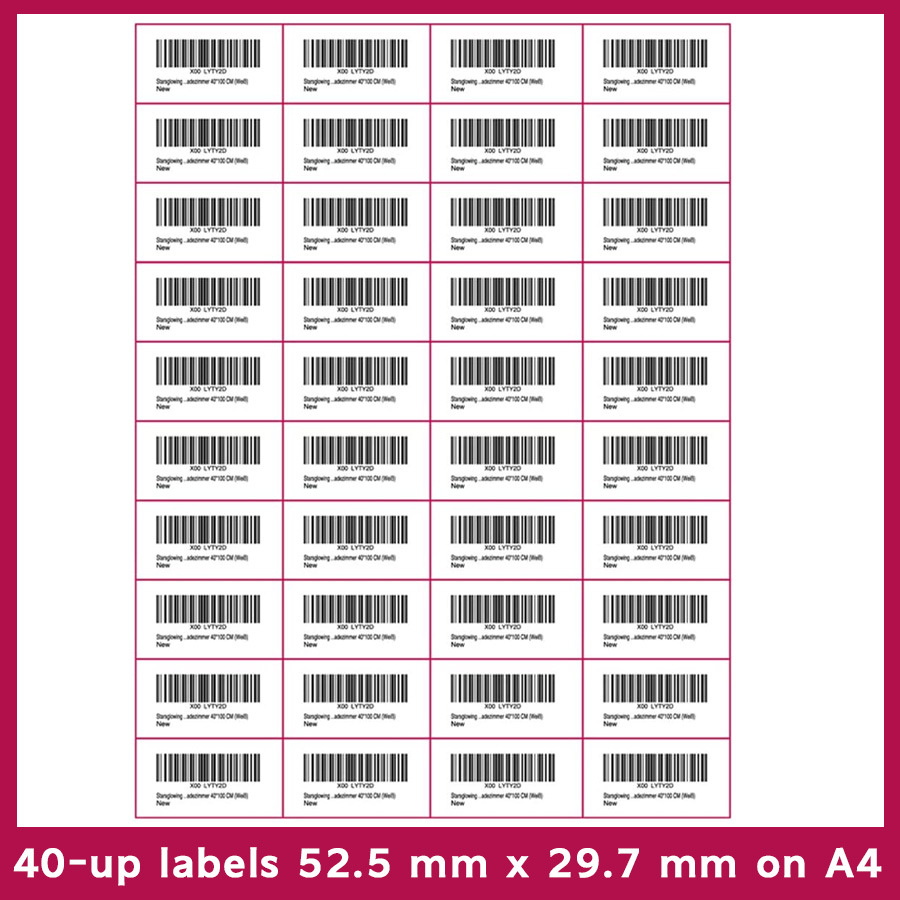 FBA Barcode Label Amazon Barcode Label Printer Paper - Zdjęcie 14 z 18